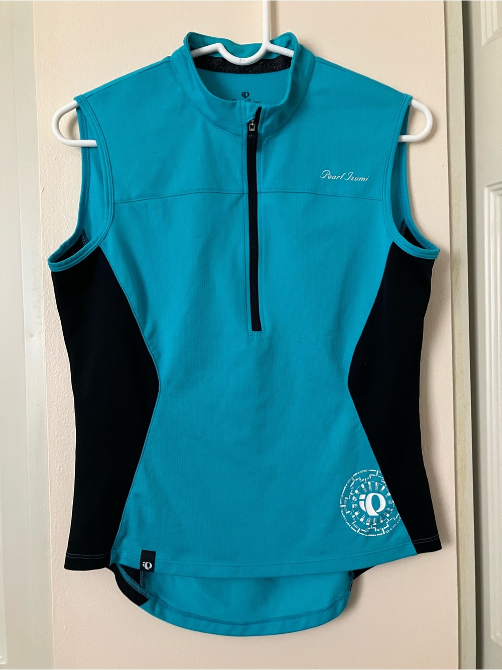 Pearl Izumi Teal & Black Sleeveless Cycling Tank